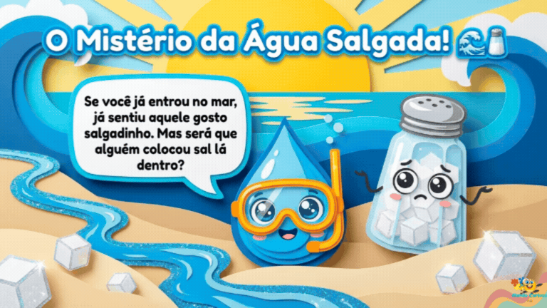 Por Que o Mar é Salgado? A Incrível Ciência dos Oceanos Explicada para Crianças! 🌊🧂 slides