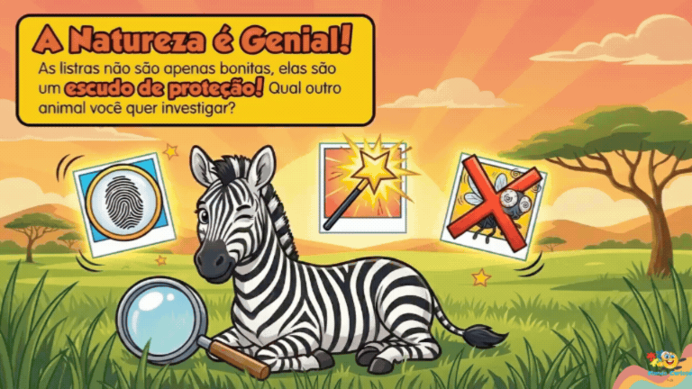 O Mistério da Savana: Por Que as Zebras Têm Listras? 🦓✨ slides (6)