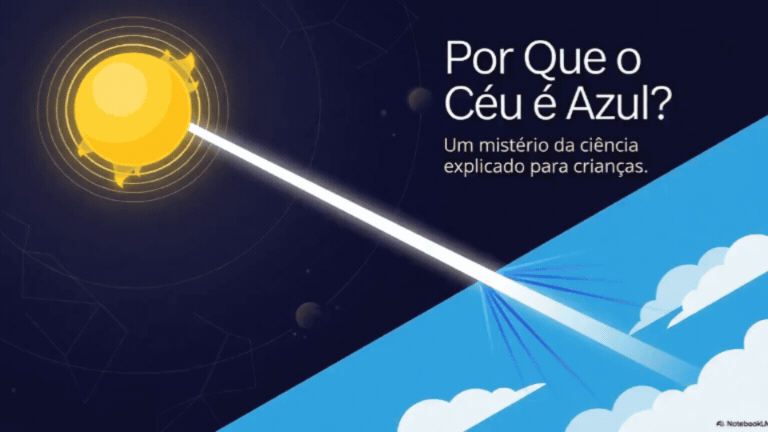 🌎 Por que o Céu é Azul? A Ciência Explicada para Pequenos Curiosos! ☀️🔵 slides