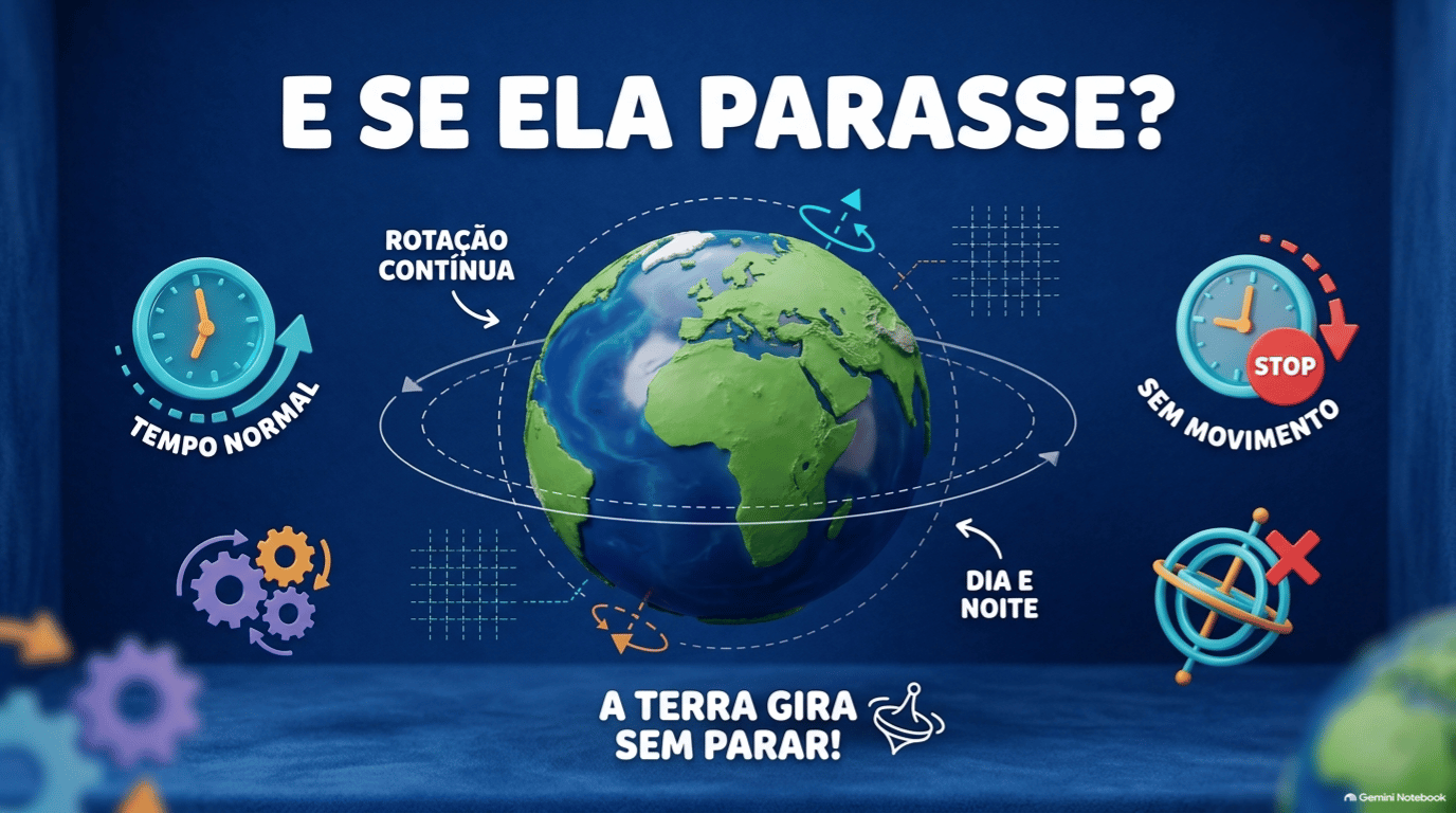O Que Aconteceria se a Terra Parasse de Girar de Repente? O Que Aconteceria se a Terra Parasse de Girar de Repente?